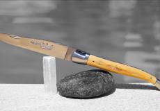Taschenmesser Laguiole du Barry, Edition BIG KAMEL, double platines, Kamelknochen, 13cm Taschenmesser - Handmade in France