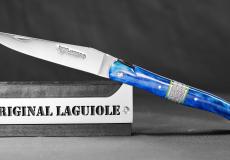 Taschenmesser Laguiole en Aubrac, Edition Le CHEF, CHRISTIAN 03, limitierte Edition, Giraffe - Giraffenknochen Taschenmesser - Handmade in France