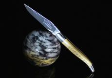 Taschenmesser Laguiole Honore Durand Widderhorn Kruste Clear 14C28 Taschenmesser - Handmade in France