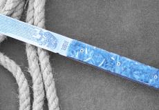 Taschenmesser Le Fidele, 20/20, Edition GOSLERE 02, brosse, Pearly Horn grey Taschenmesser - Handmade in France