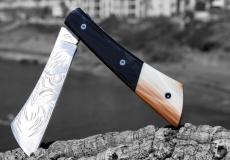 Taschenmesser Le Fidele, ARCA ANDREA Edition CHUMBABA-Adler, brosse, Horn