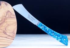 Taschenmesser Le Fidele, Edition ARCA ANDREA 06, brosse, Pearly Horn Taschenmesser - Handmade in France