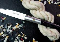 Taschenmesser Sauveterre Edition ERINNERUNGEN, brosse, Mooreiche Taschenmesser - Handmade in France