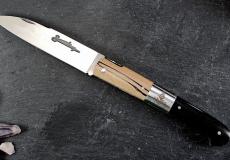 Taschenmesser Sauveterre Edition NEUBEGINN, brosse, Aubrac Buche und Ebenholz