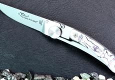 Thiers-Taschenmesser Claude Dozorme, Liner Le Thiers Sommer 2024 Sports | SCHWIMMEN, brosse - Kunstharz Taschenmesser - Handmade in France