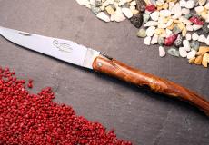 UNIKAT: Taschenmesser Laguiole du Barry, Edition BARRYLOS 38, Buche, brosse, guillochierte Biene, Plein