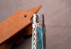 UNIKAT: Taschenmesser Laguiole du Barry, Edition BARRYLOS 46, Esche, brosse, guillochierte Biene