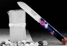 UNIKAT: Taschenmesser Le Fidele, Edition EMMAS SEELE 15,  Edition RIVIERE, brosse, Kunstharz+Holz