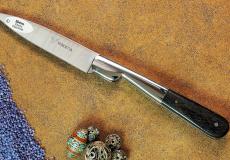 Vendetta Taschenmesser, Laguiole en Aubrac Edition ACTOS 3, Ebenholz 11 cm, brillant