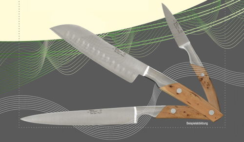Gutschein-Design: Küchenmesser