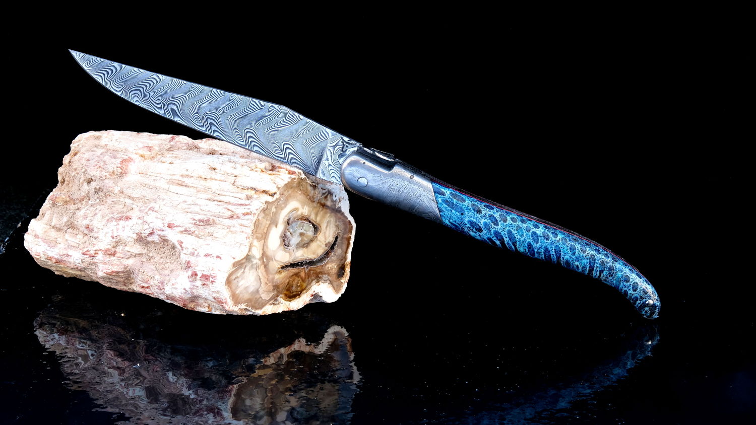 Laguiole-Taschenmesser mit Meteorit