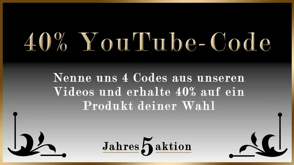 40% YouTube-Code 40% YouTube-Code