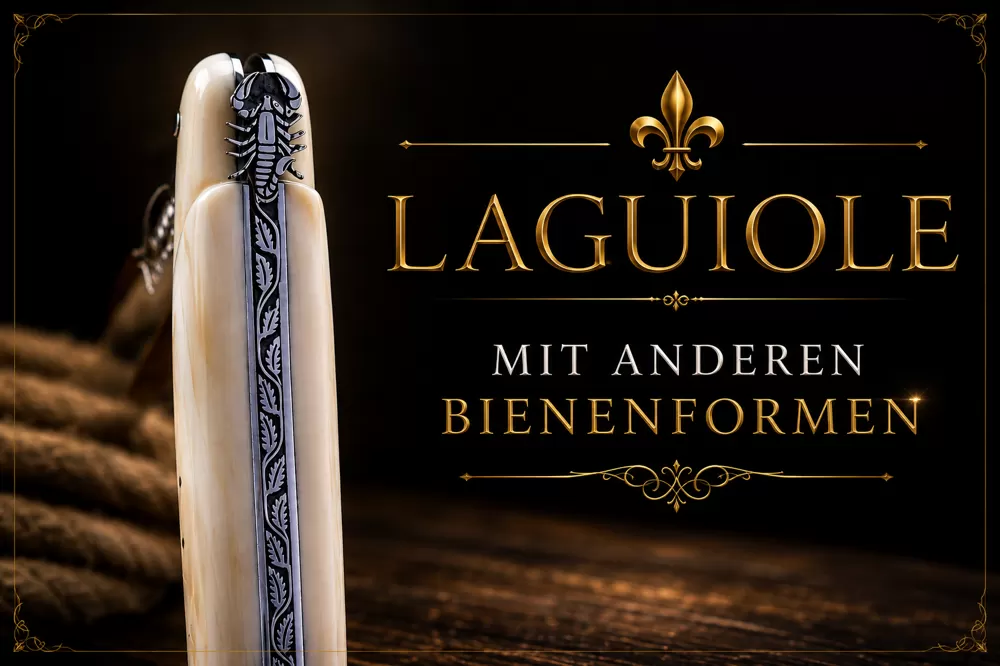 Laguiole mit anderen Bienen-Formen