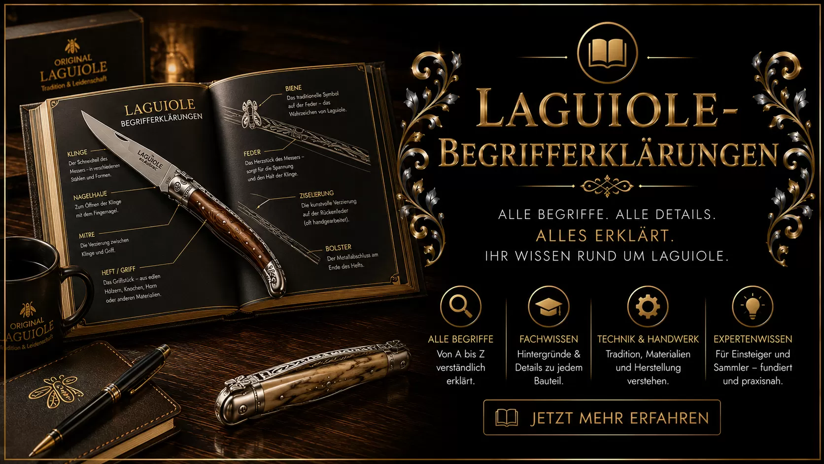 Laguiole Begriffserklärung - das 1x1 der Laguiole-Messer