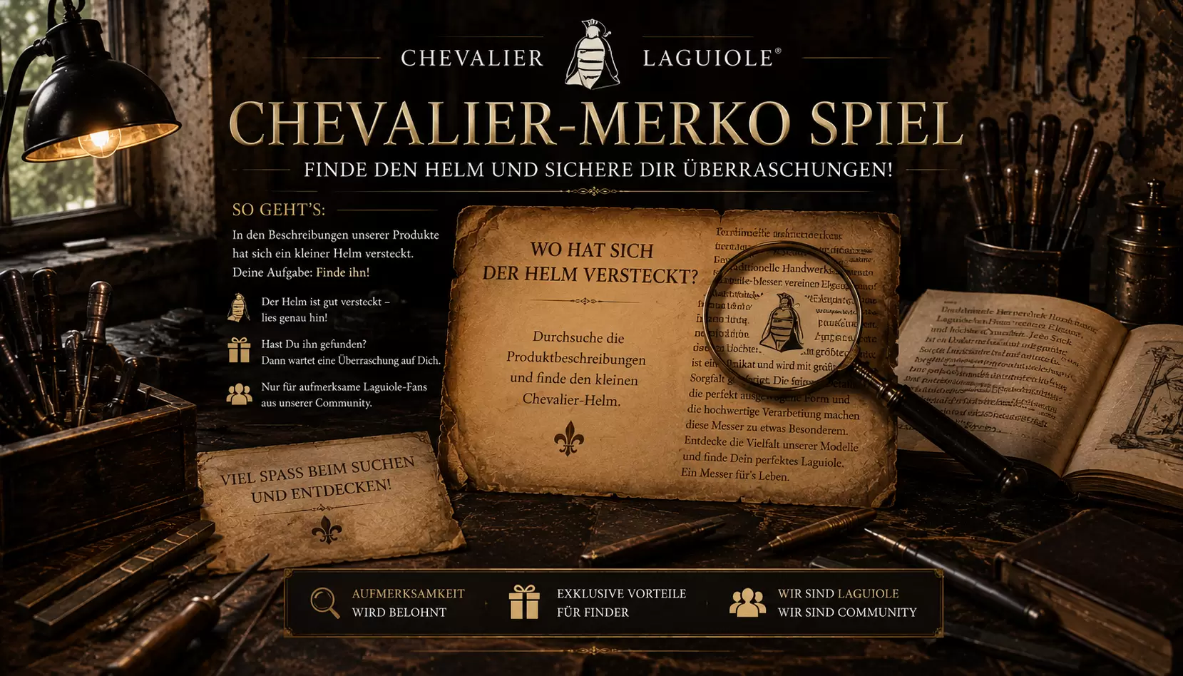 Chevalier-MERKO - das Buchstaben-Suchspiel