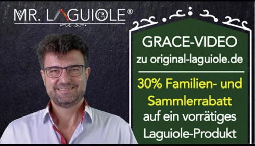 GRACE: 30% Rabatt Familien- und Sammlerrabatt, original laguiole