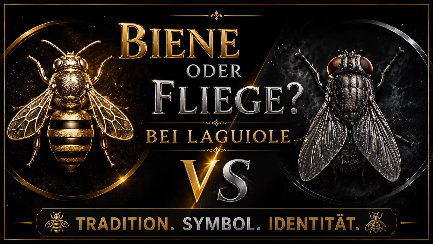 Haben Laguiole-Messer eine Biene oder eine Fliege?