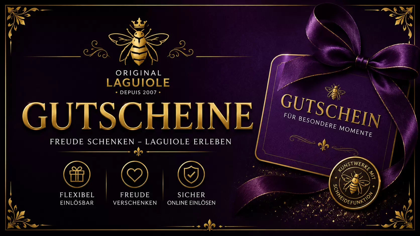 Laguiole-Gutscheine - Geschenkgutscheine von original-laguiole.de