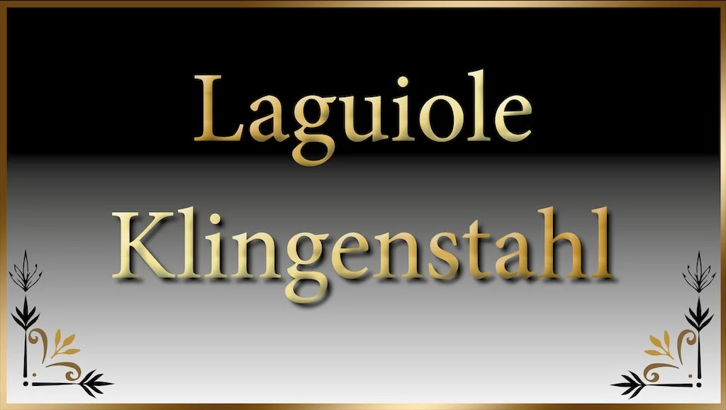 Übersicht Klingenstahl Laguiole-Messer Übersicht Klingenstahl Laguiole-Messer