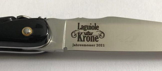 Laguiole-Krone Lasergravur