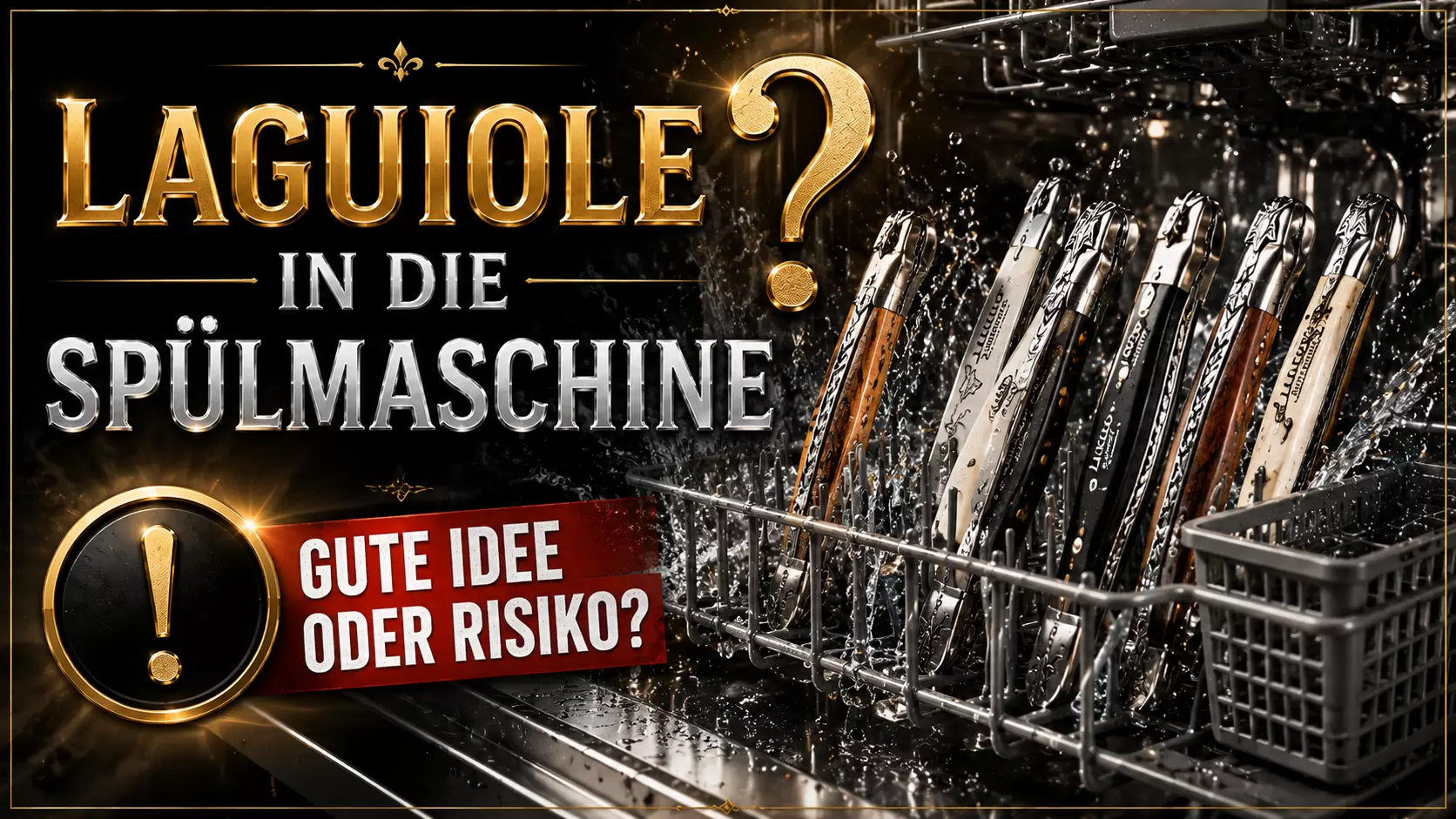 Laguiole in die Spülmaschine - klare Antwort