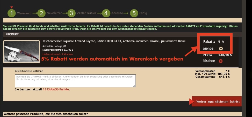 das Wartebinus bei original-laguiole.de
