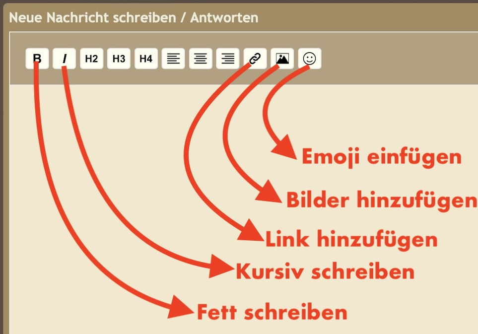 in OLC Möglichkeiten beim Schreiben