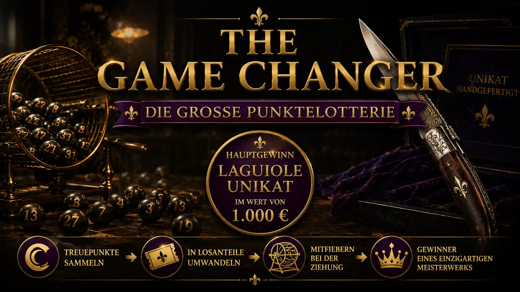 THE GAME CHANGER - das grosse Gewinnspiel bei original-laguiole.de