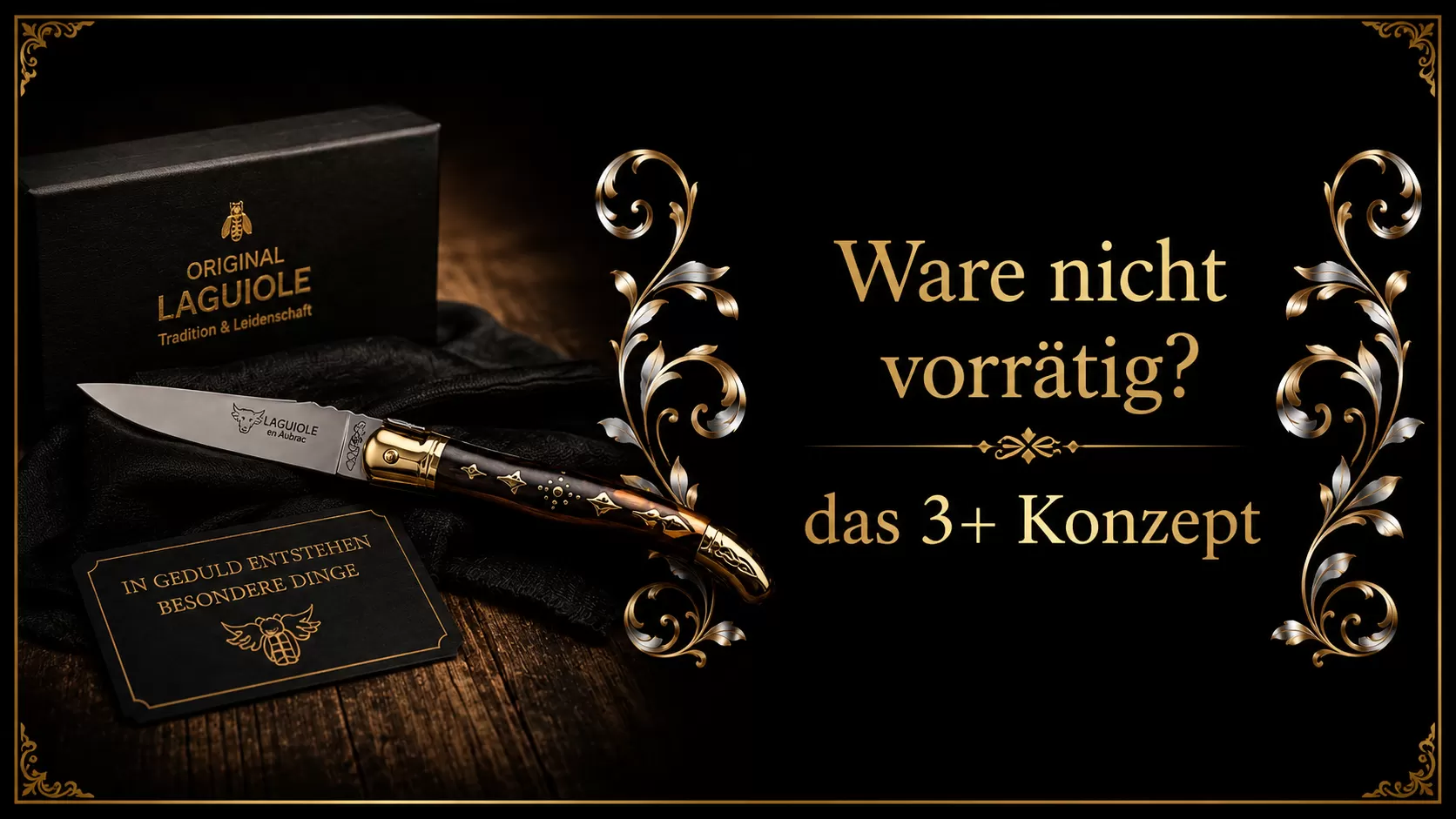 Ware nicht vorrätig? Ihre Möglichkeiten bei original-laguiole.de