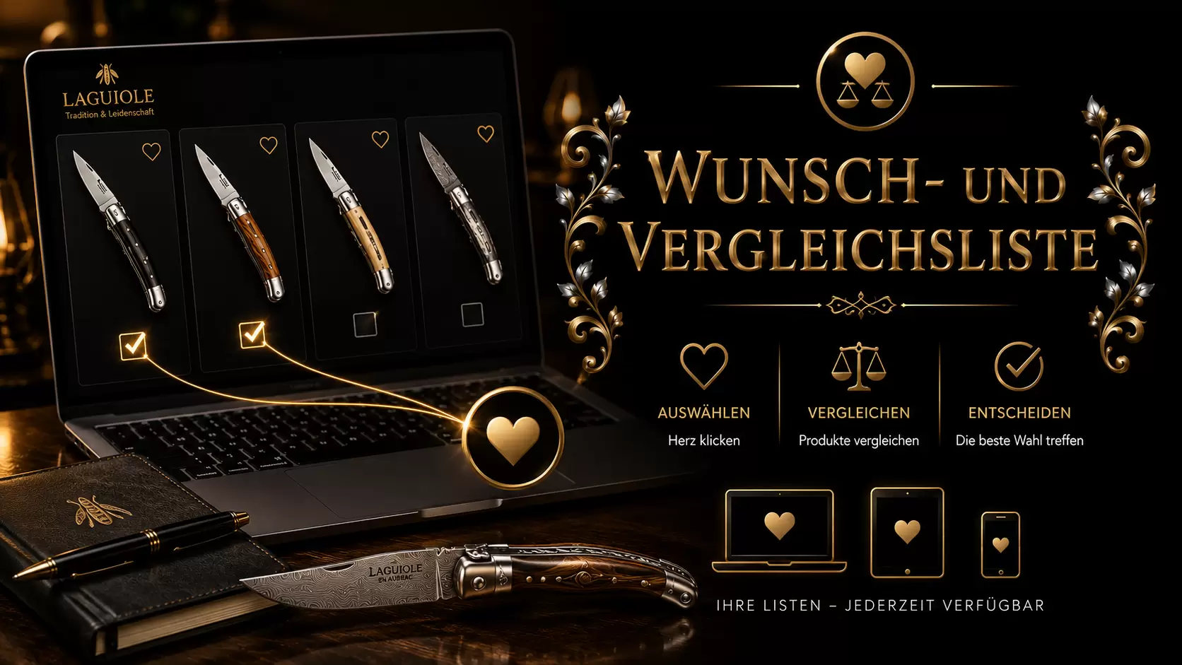 Ihre Wunschliste bei original-laguiole.de