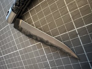 Laguiole-Taschenmesser Laguiole en Aubrac Edition LAVA schwarz Double Platines brosse Brut de Forge