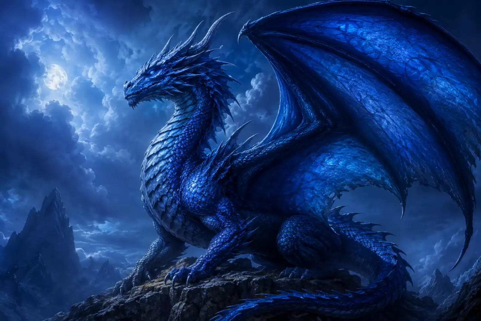 Der blaue Winddrache