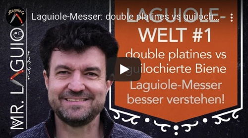 Mr. Laguiole präsentiert: double platines vs. guillochierte Biene